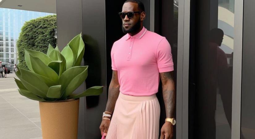 LeBron James tényleg Barbie-ruhába öltözött?