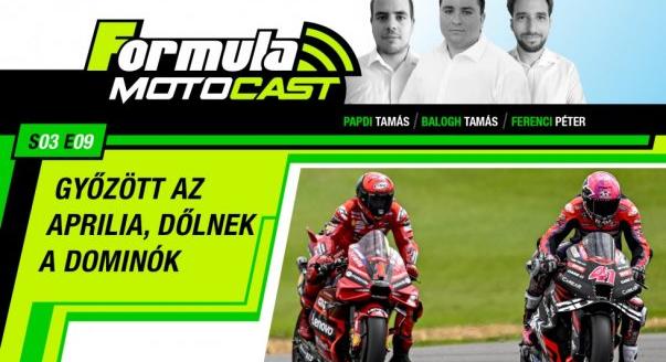 Formula Motocast: Győzött az Aprilia, dőlnek a dominók