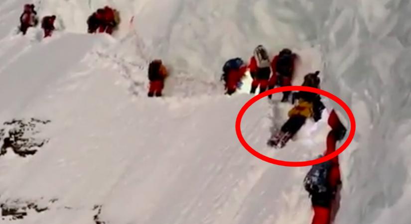 Drámai videó: több tucat hegymászó hagyta meghalni a serpát a K2-n