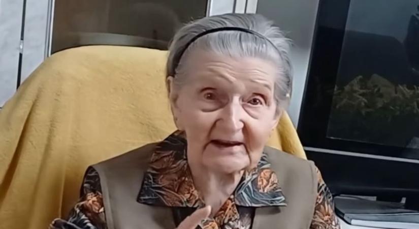 A méhészkedésről és a hosszú élet titkáról mesélt a 102 éves néni