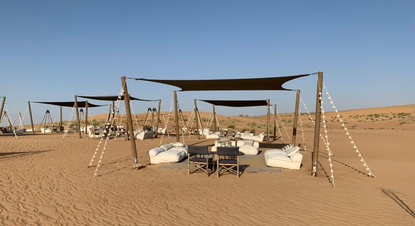 Egyedülálló és környezetbarát étterem az Arab-sivatag közepén