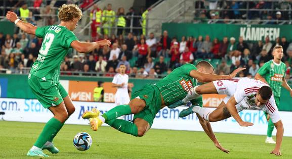 Gól nélküli döntetlent ért el a Debrecen a Rapid Wien otthonában