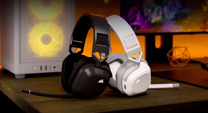 Egy madzagmentes gaming headset is előmászott a Corsair tarisznyájából