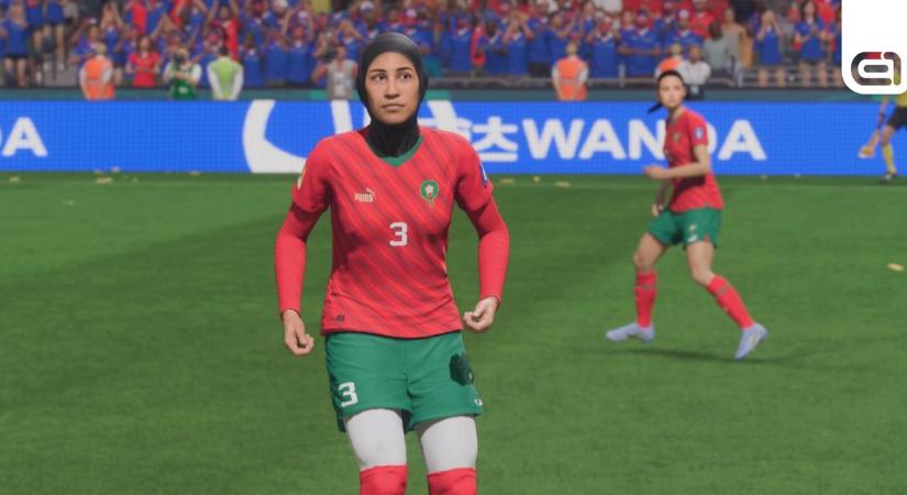 A FIFA 23-ban a sorozat történetében először szerepel egy hidzsábot viselő játékos