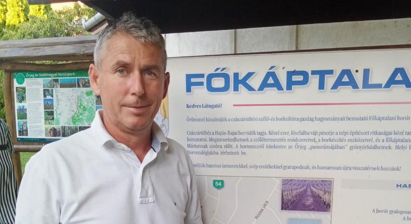 A jövő héten indul a szüret: Mendler Zoltán, császártöltési borász jó évre számít