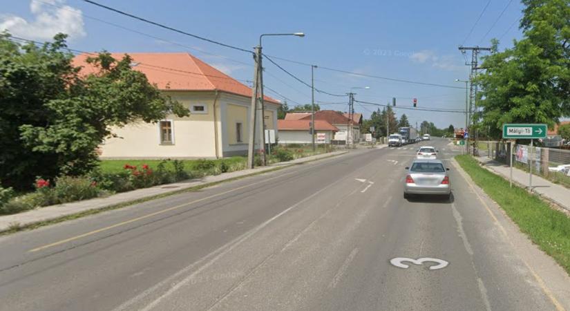 A mályi Fő utcában történt baleset: torlódás várható
