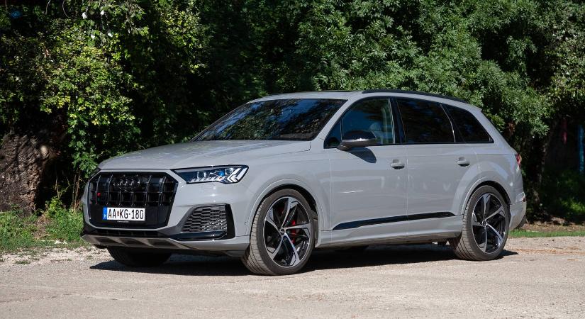 Könyörtelen torpedónaszád, nagycsaládosoknak - Teszt: Audi SQ7 Quattro – 2023.