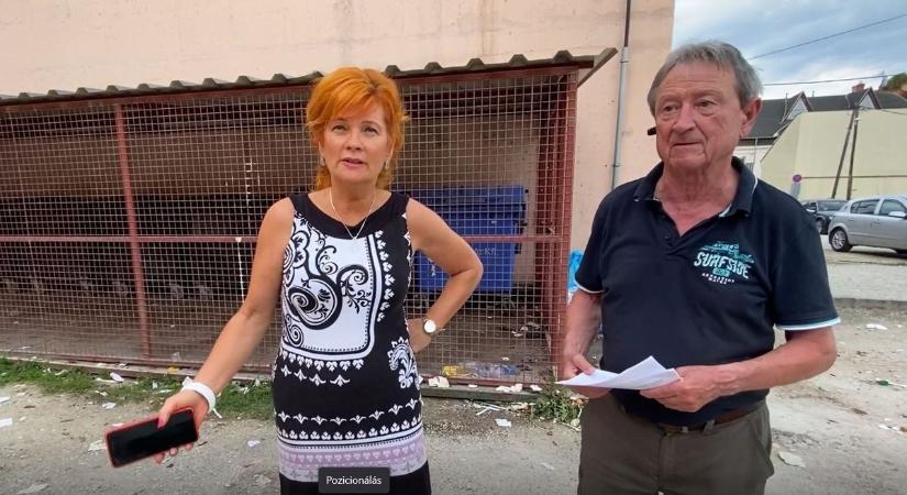 Feszült hangulat Miskolc belvárosában a szemét miatt - videóval