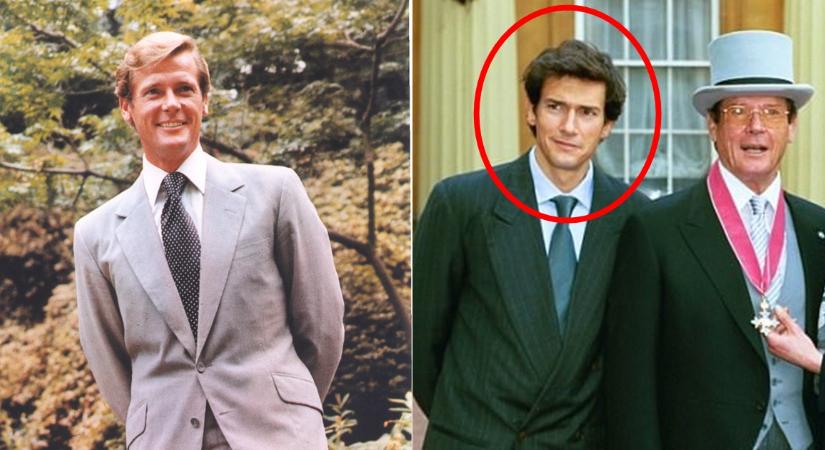 Így néz ki Roger Moore ritkán látott fia – Geoffrey Moore olyan jóképű, mint amilyen az apja volt fiatalon
