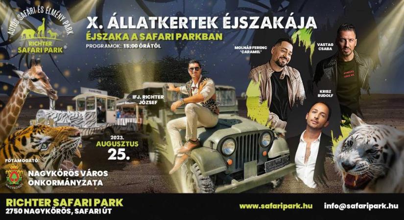 Lélegzetelállító attrakcióval készül a Richter Safari Park az Állatkertek Éjszakájára