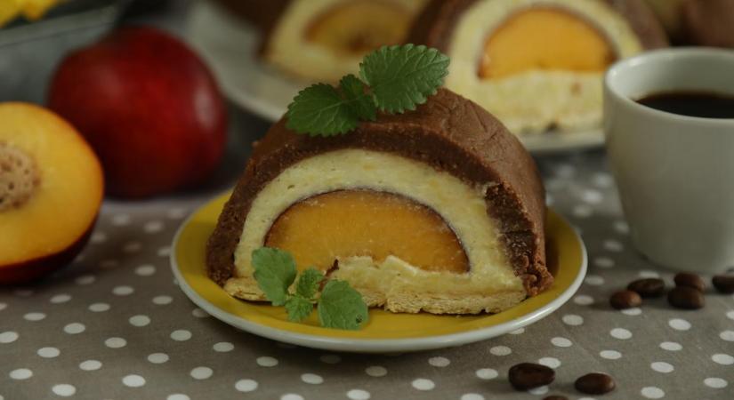 Sütés nélkül ússzuk meg: barackos alagút recept