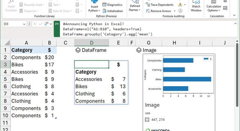 Python-t kapott az Excel