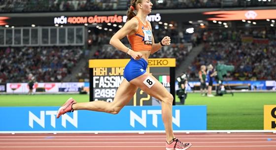 Szenzációsat hajrázott Femke Bol, a holland váltóé a budapesti atlétika-vb utolsó aranyérme