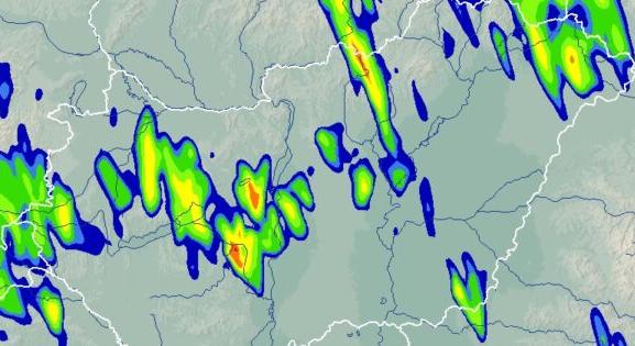 Mutatjuk, mikor érkeznek a frissítő záporok, zivatarok, óráról órára