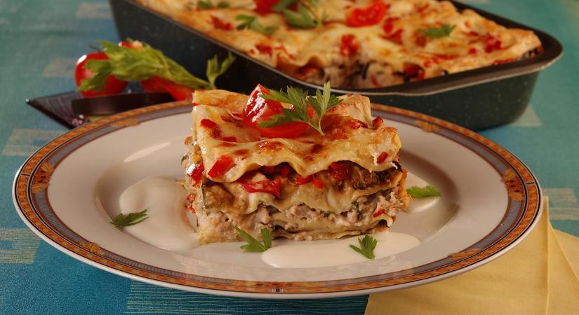 Nyárias ízvilágot kapott: pulykás-padlizsános lasagne recept
