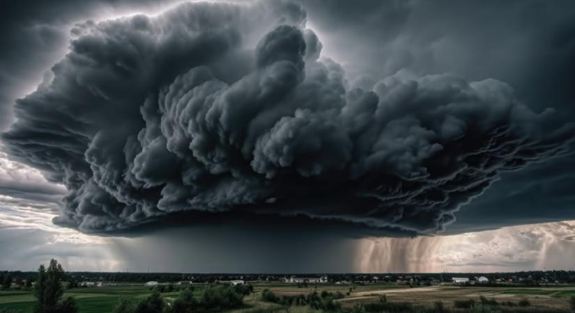 Elsőfokú riasztást adott ki a meteorológiai szolgálat: pillanatokon belül lecsap az ítéletidő, hatalmas eső zúdulhat az országra