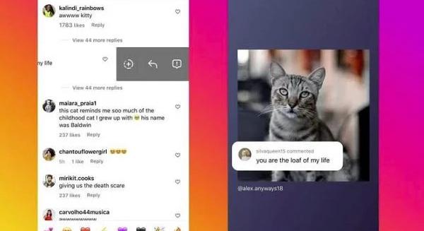 Új válaszlehetőségek az Instagramban