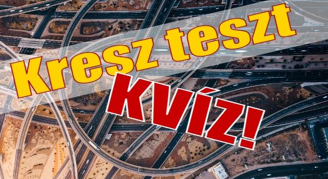 Kresz kvíz: Sikerülne ez a vizsga vagy újra át kell ismételd a kötelezőket? Lássuk!