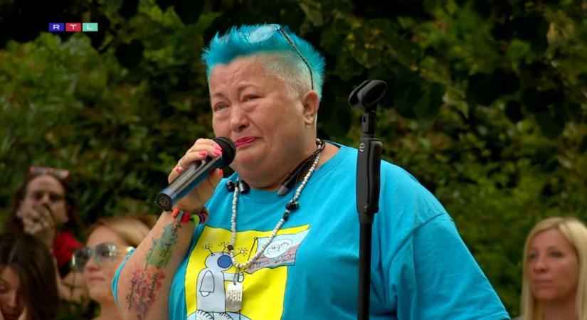 Falusi Mariann teljesen összetört, könnyeivel küzdött