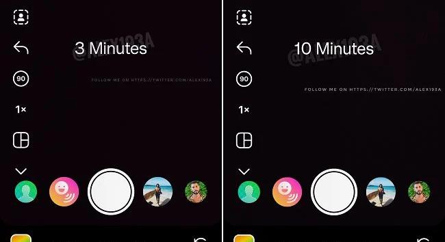 Az Instagram 3 és 10 perces Reels-feltöltéseket tesztel