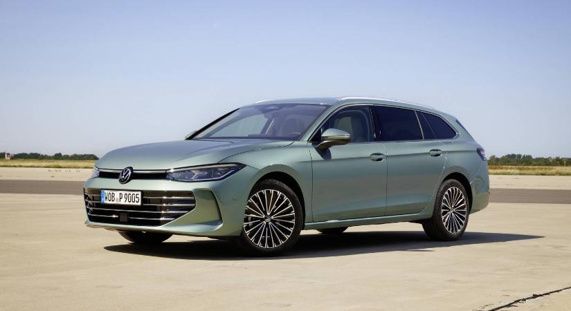Akár 272 lóerős plug-in hibrid hajtáslánccal érkezik az új Passat kombi