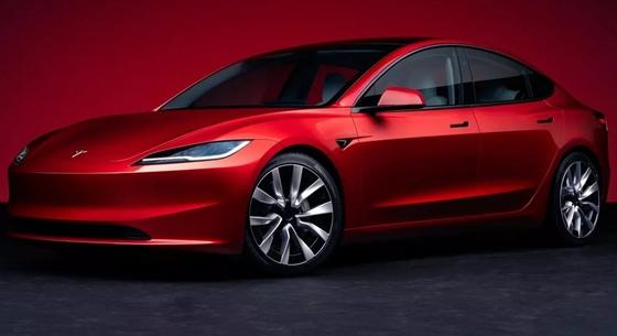 A Tesla bemutatta a megújult Model 3-at