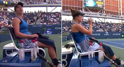 Igaz szerelem a US Openen: Szvitolina a saját meccsének bírójától kérdezte meg, hogy áll a férje meccse