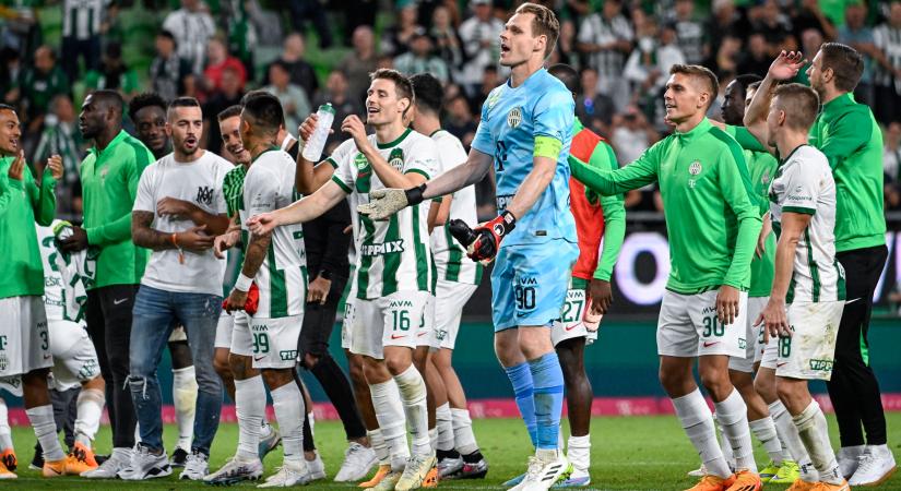 A Ferencváros szurkolói imádják Máté Csabát