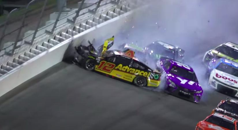 NASCAR: Órási G-erőhatás érte és még mindig fájdalmakkal küzd Ryan Blaney