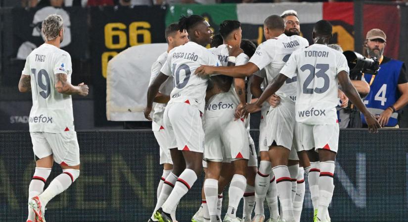Serie A: Giroud és Leao góljával elhozta a 3 pontot az AS Roma otthonából az AC Milan! – videóval