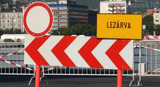 Hétvégi lezárások lesznek futóverseny miatt