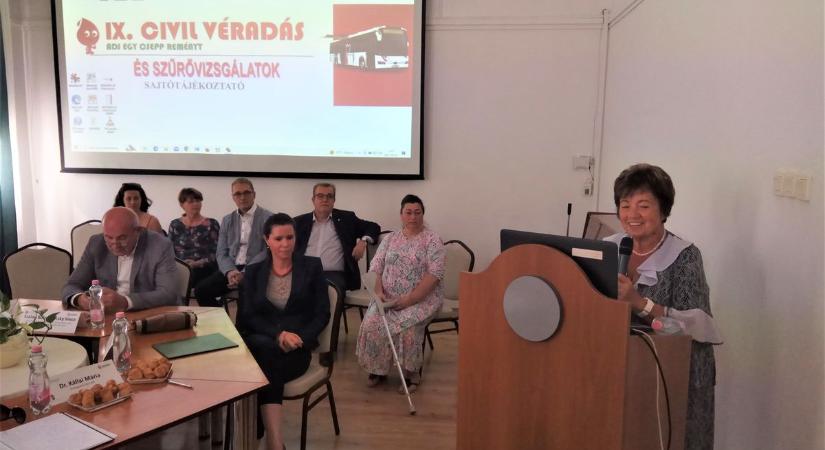 Véradásra buzdít az országos kezdeményezés
