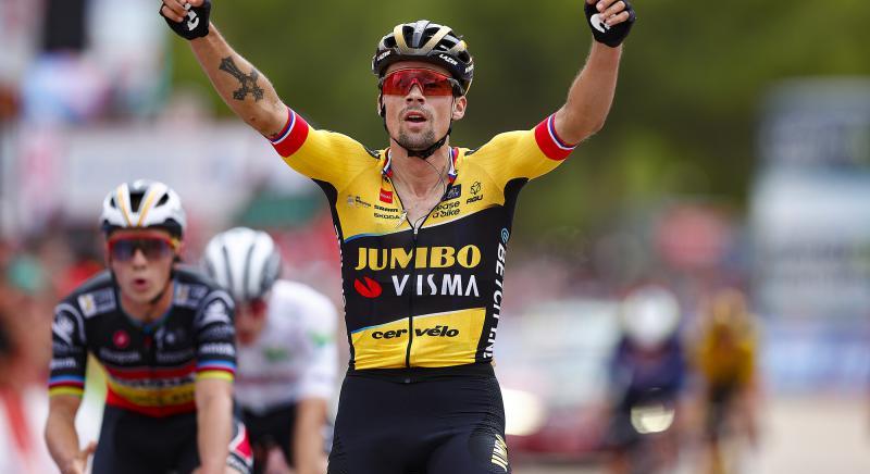 Vuelta a Espana 8. szakasz: nem engedték haza a szökést, Primoz Roglic nyerte az etapot