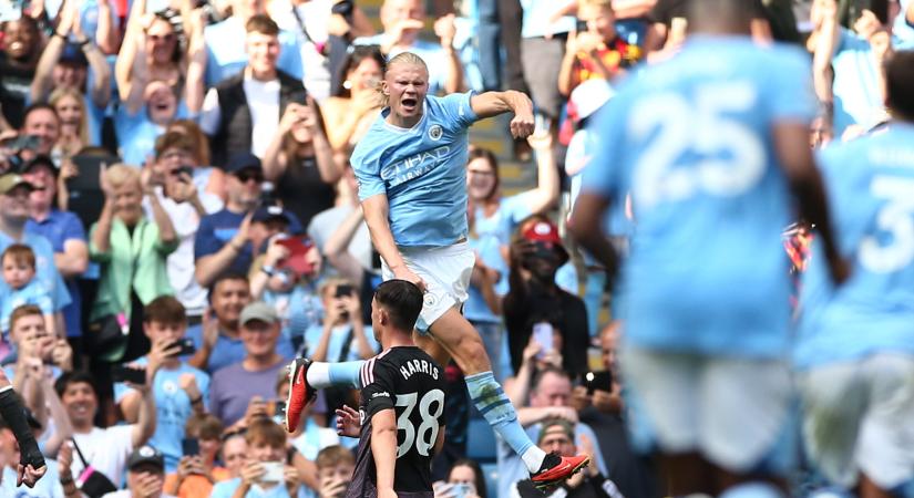 Felbőszítették a Manchester Cityt, Haaland cserébe triplázott
