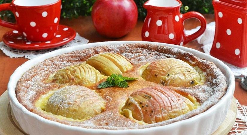 Gabriella konyhája: Almás tejes pite