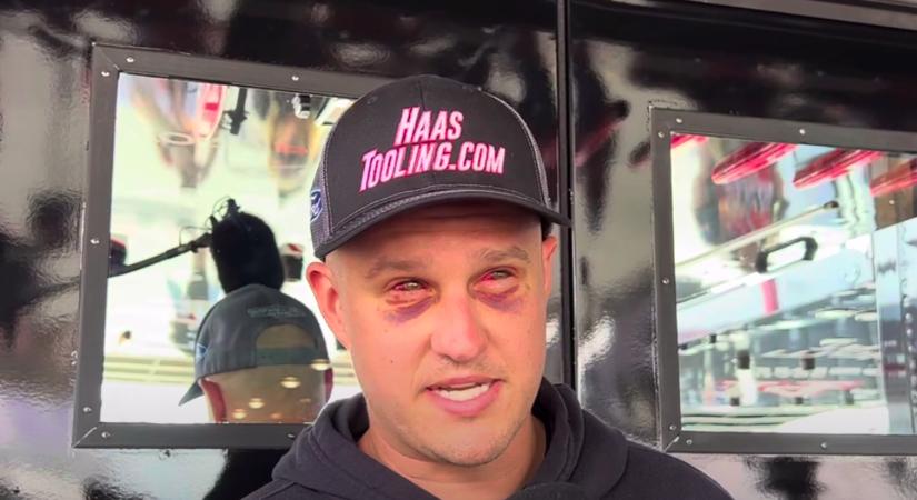 NASCAR: Preece úgy néz ki, mint akit péppé vertek, de tökéletesen érzi magát