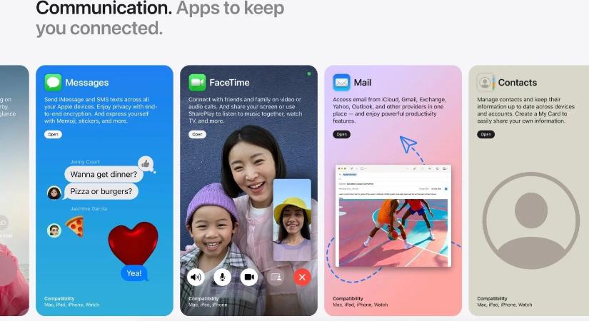 A saját alkalmazásait népszerűsíti az Apple, külön oldalt hozott létre nekik