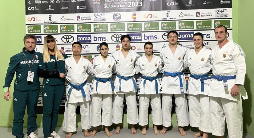 Folyamatosan készülnek formagyakorlatosaink a budapesti karate vb-re