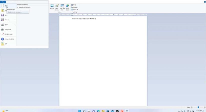Búcsú a WordPad-től