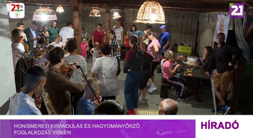 Honismereti kirándulás és hagyományőrző foglalkozás Visken (videó)