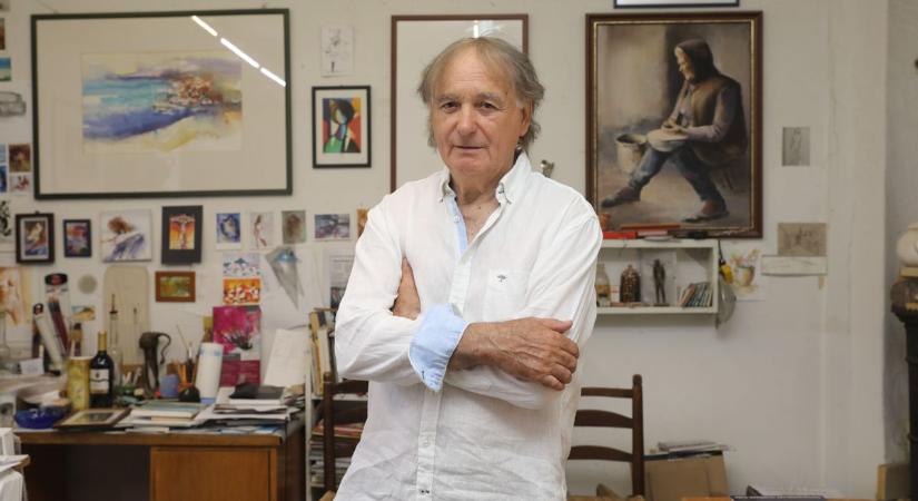 Mészáros József Kovács Ferenc siklósi festőművésszel beszélget
