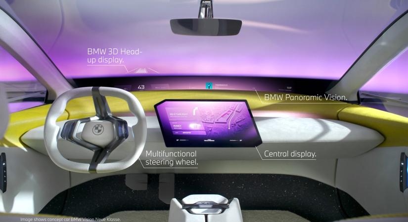 A NEUE KLASSE modellgenerációban teljesen új BMW iDrive járművezérlő technológia ünnepli világpremierjét