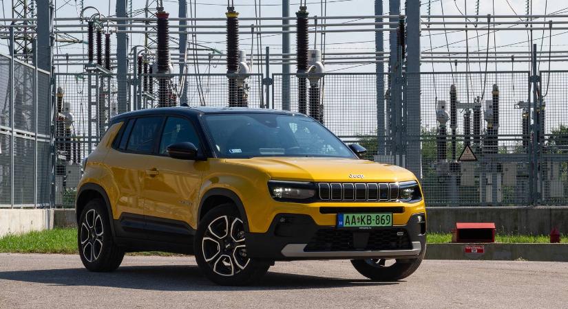 A villanyautózás innen kezdődik - Teszt: Jeep Avenger