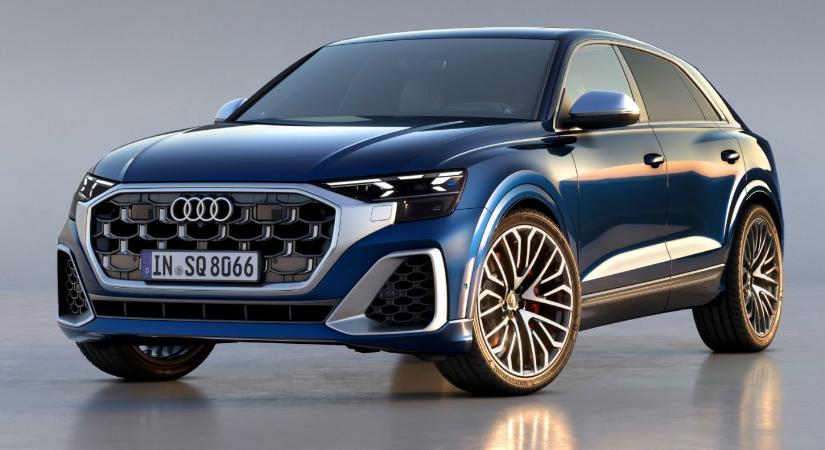 Vérmesebb hűtőráccsal, új fényszórókkal jön a friss Audi Q8 és SQ8