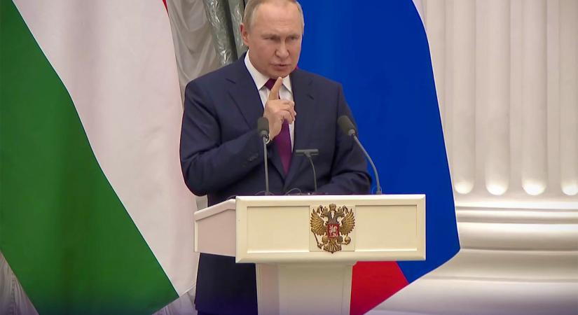 Megszólat Vlagyimir Putyin: Az ukránok ellentámadása kudarcot vallott