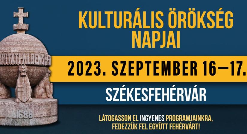 Kulturális Örökség Napjai 2023 Székesfehérvár