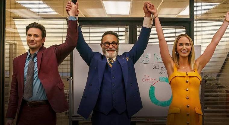 Lendületes előzetest kapott Emily Blunt és Chris Evans közös filmje