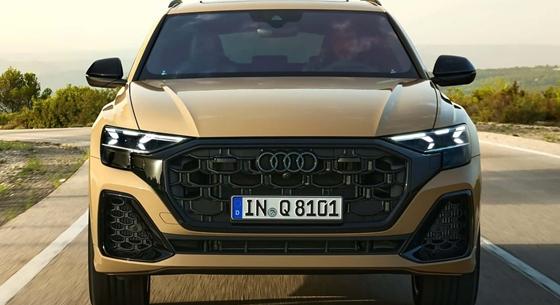Lézer és OLED lámpákkal támad a megújult Audi Q8