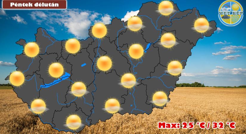 Pénteken is marad a szeptemberi nyár!
