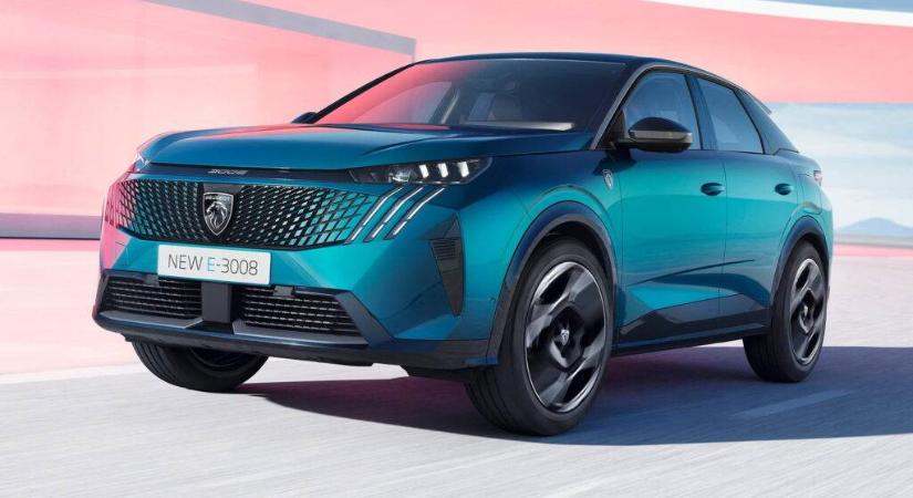 Támadnak a franciák: megvillant az új, elektromos Peugeot E-3008